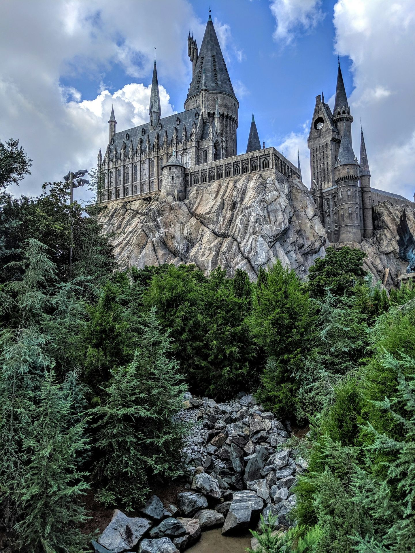 architectural photography of gray castle